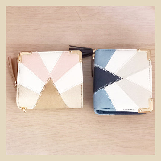 Cartera monedero triángulos mujer