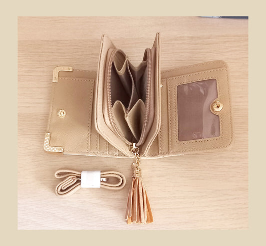 Cartera monedero triángulos mujer