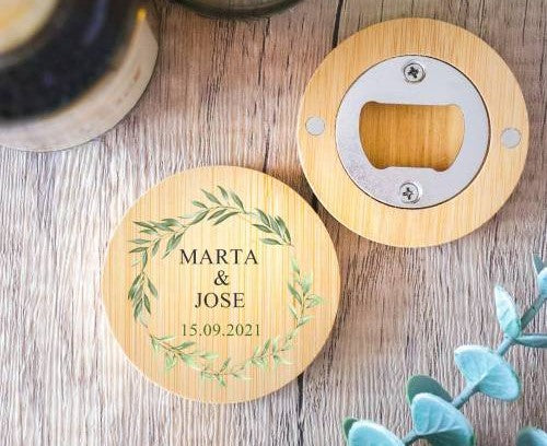 Abridor personalizado de madera