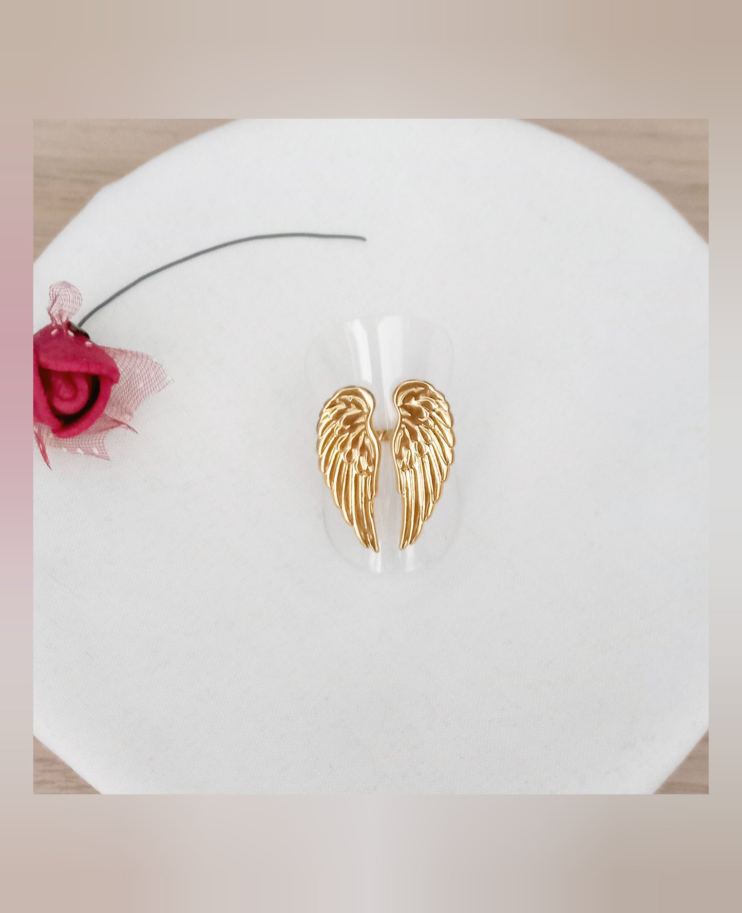 Anillo Alas de Ángel acero