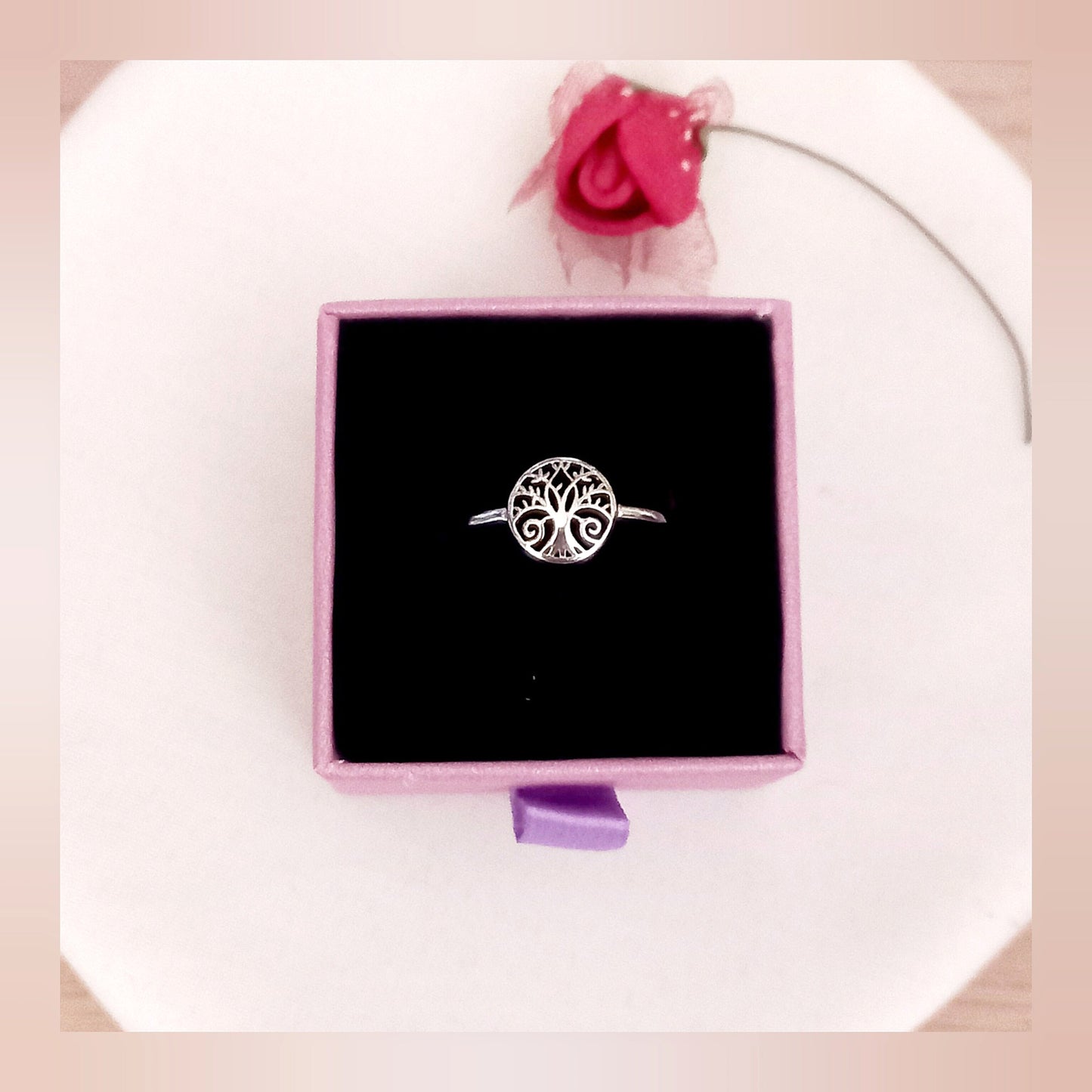 Anillo Árbol de la Vida plata