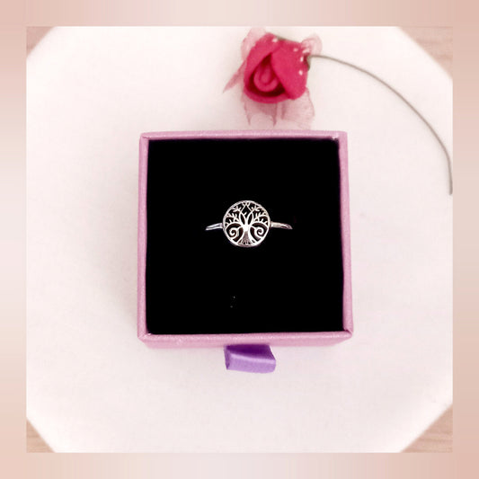 Anillo Árbol de la Vida plata