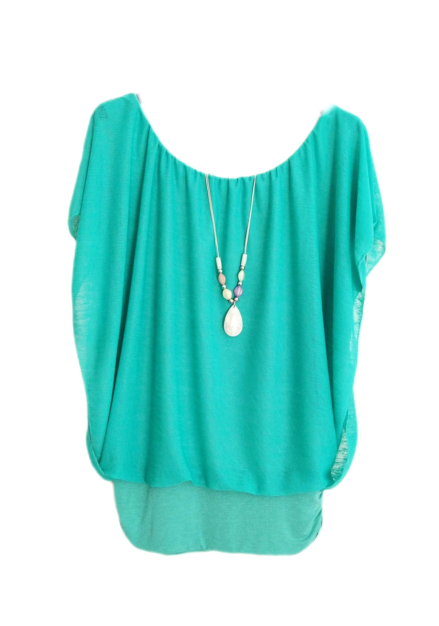 Blusa Turquesa elástica