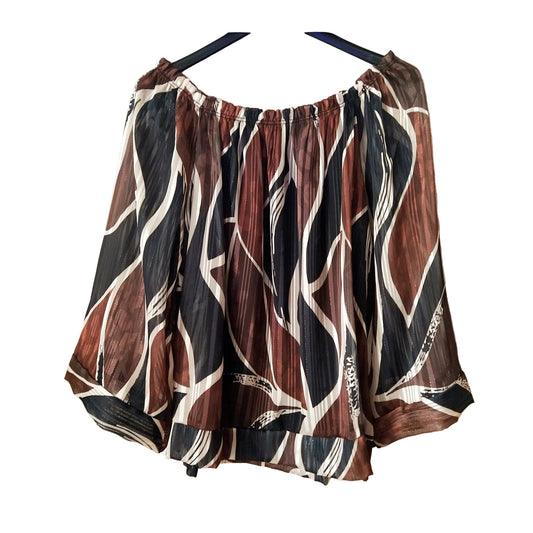 Blusa estampado Hojas mujer