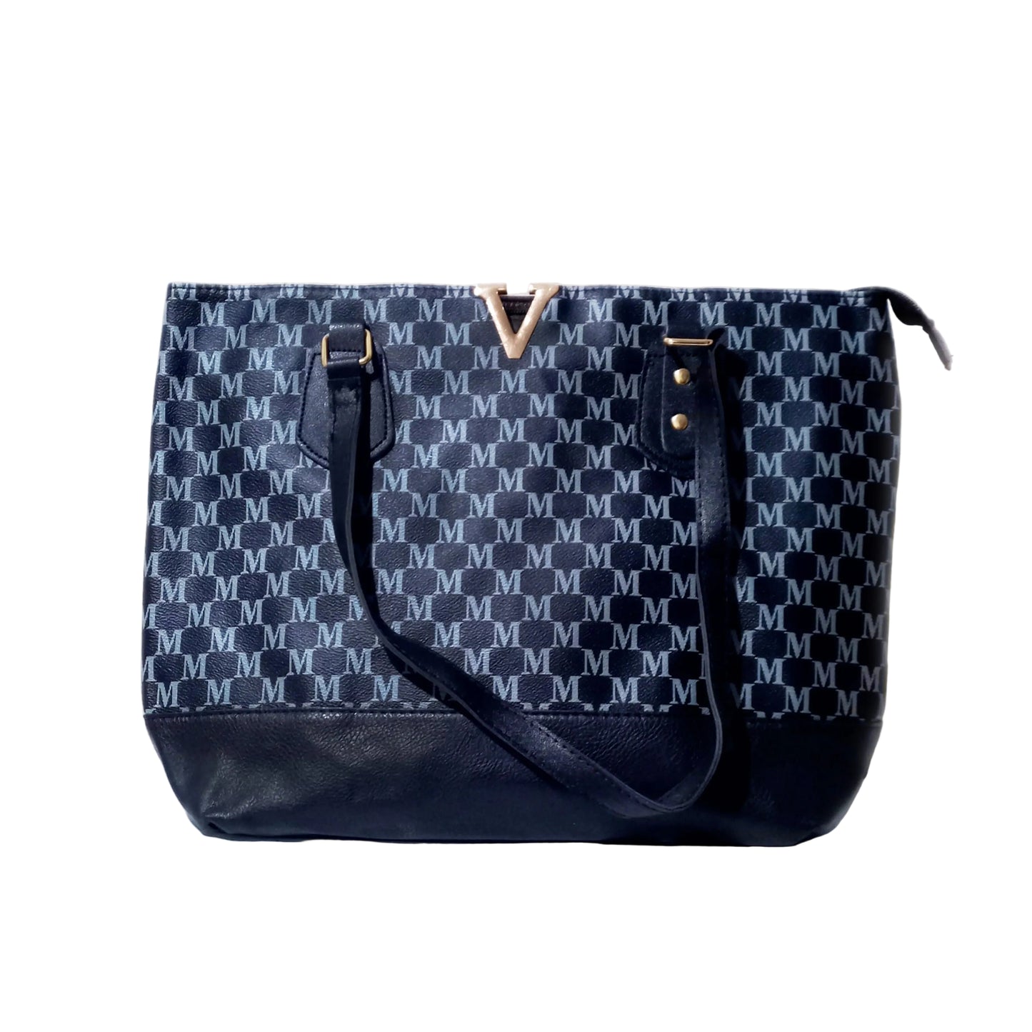 Bolso V grande azul