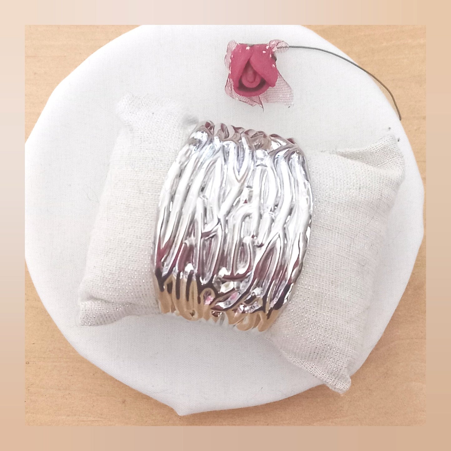 Brazalete ancho acero