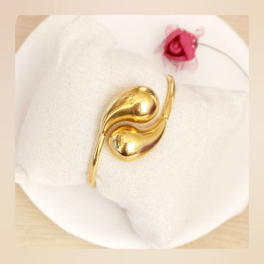 Brazalete Doble Gota acero