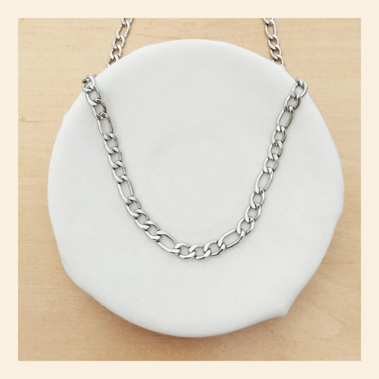 Cadena eslabones acero