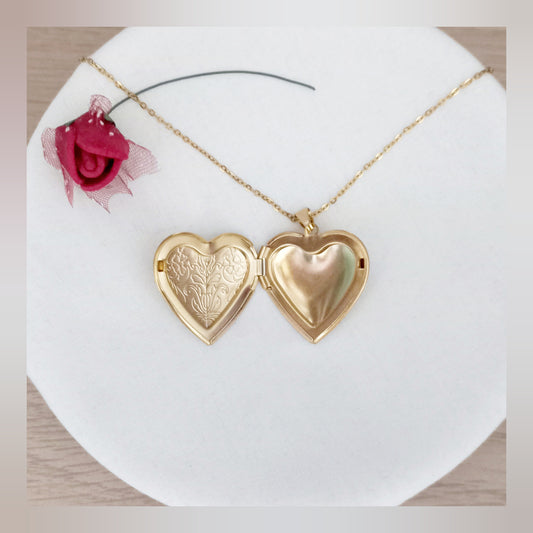 Camafeo corazón acero