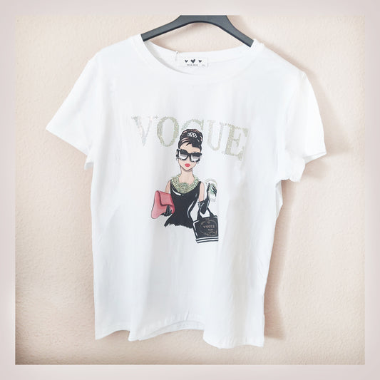 Camiseta corta Vogue
