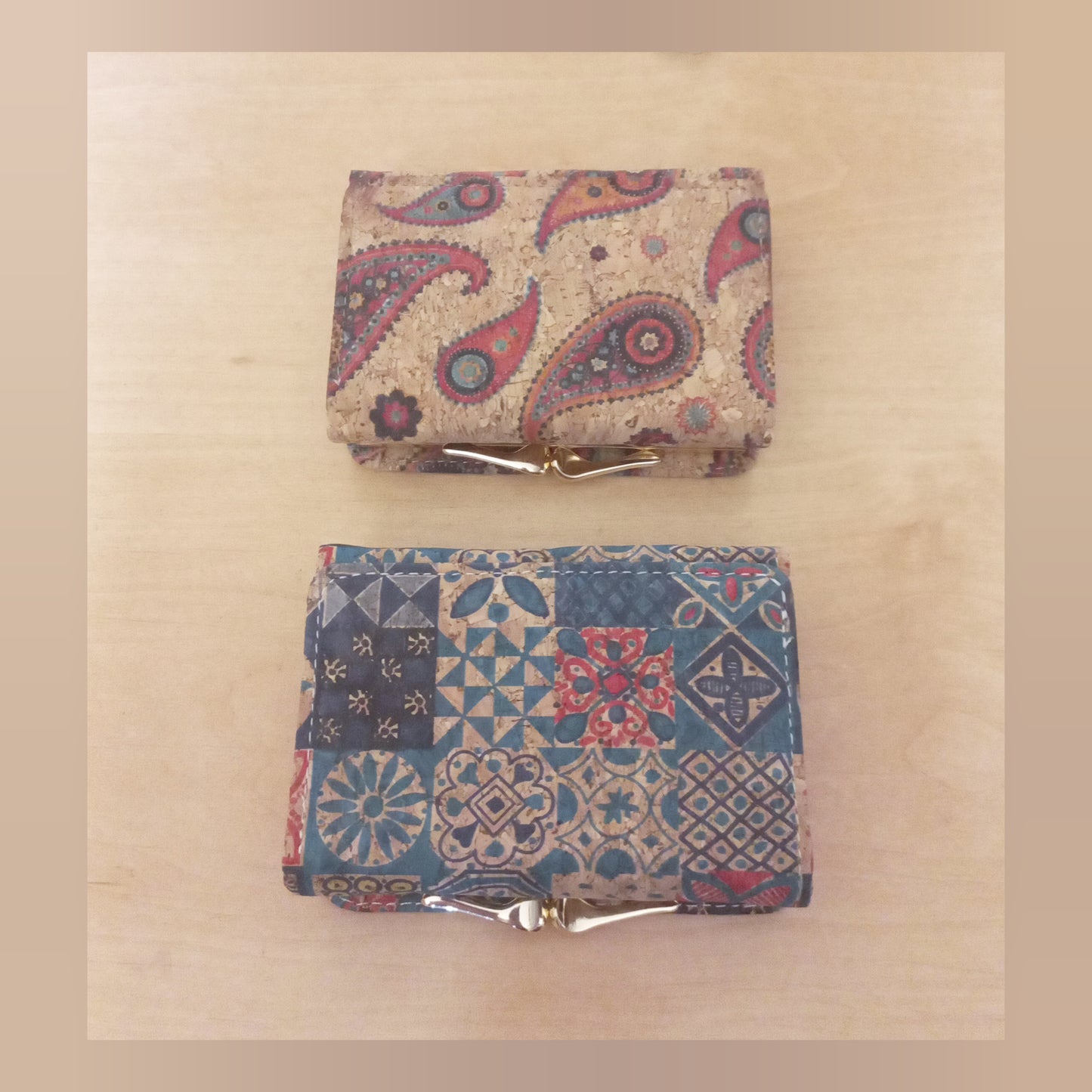 Monedero corcho pequeño