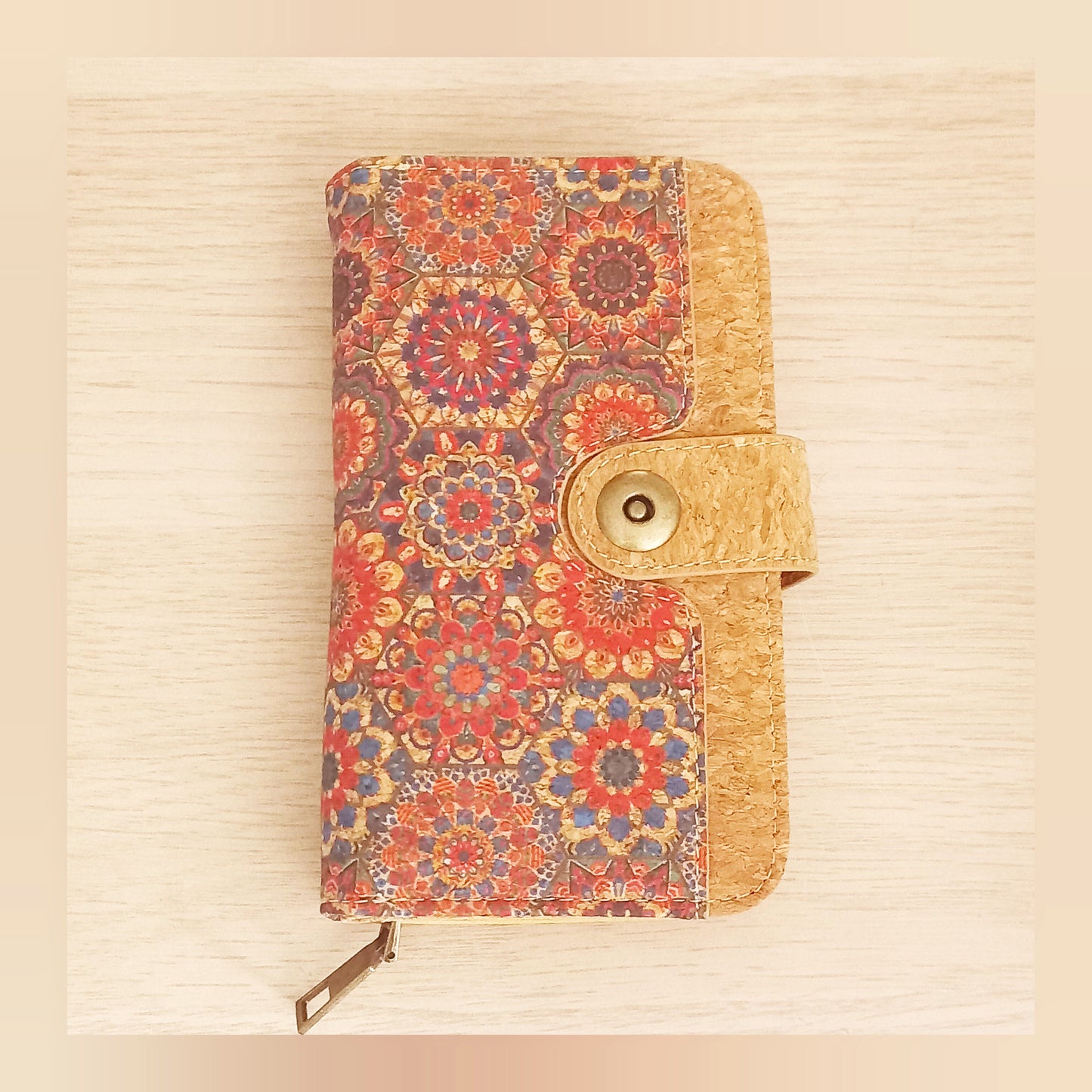 Cartera monedero de corcho