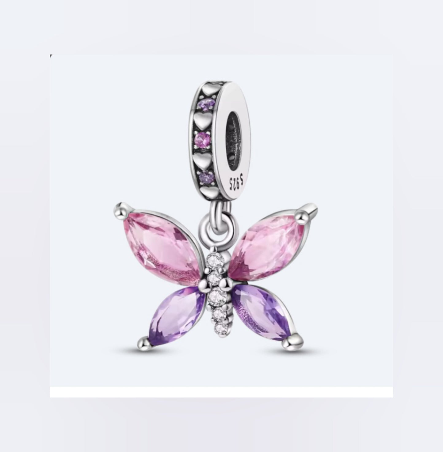 Charm Mariposa plata