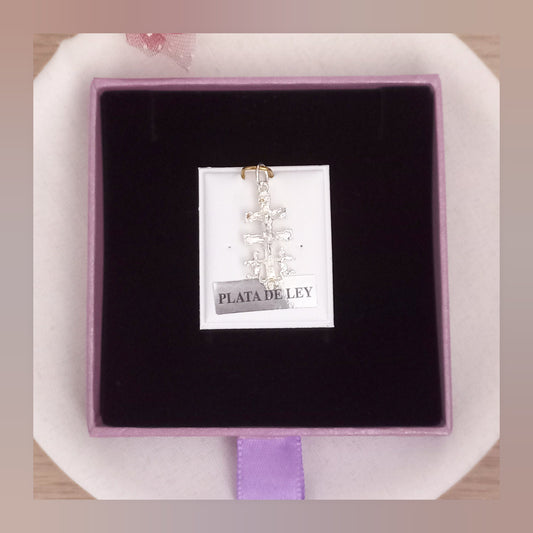 Colgante Cruz de Caravaca plata
