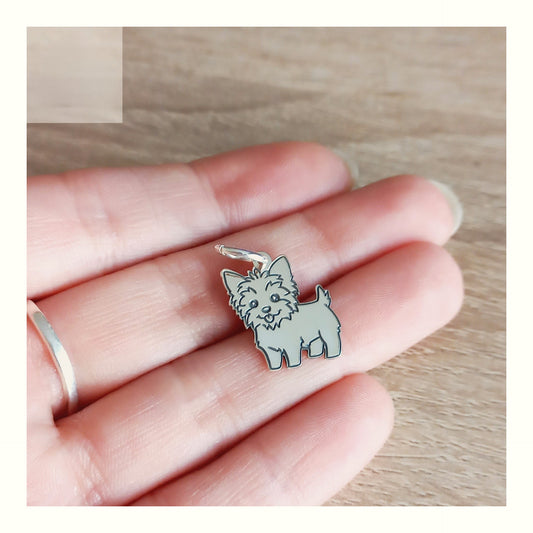 Colgante Yorkshire plata