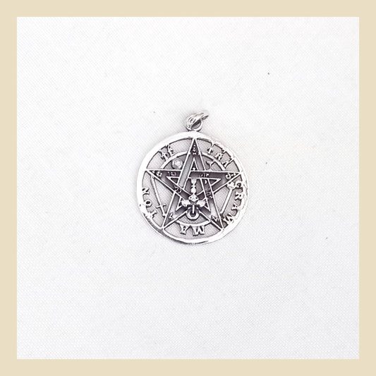 Colgante Tetragrama protección plata