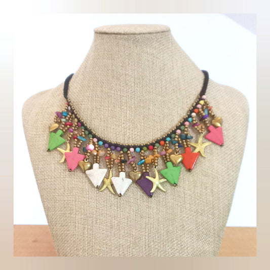 Collar Estrellas multicolor