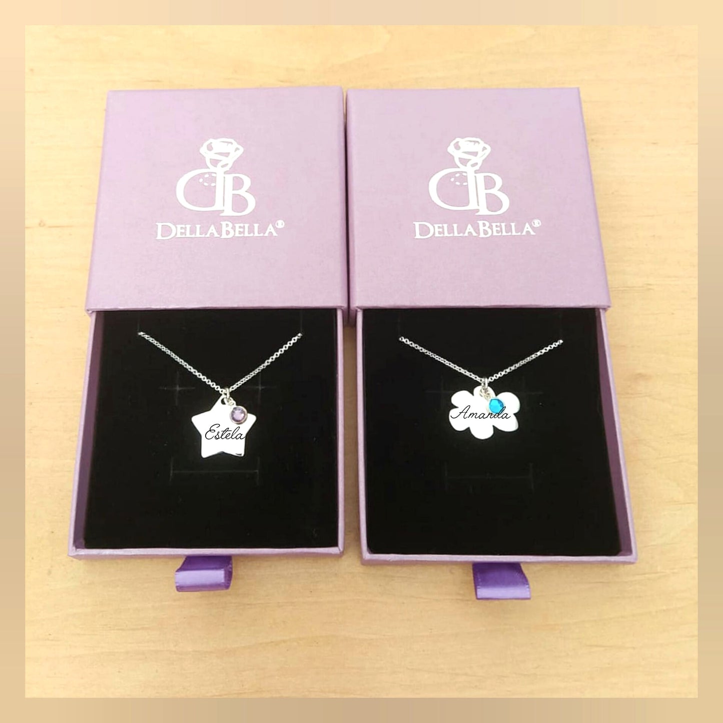 Collar Estrella / Nube personalizado plata