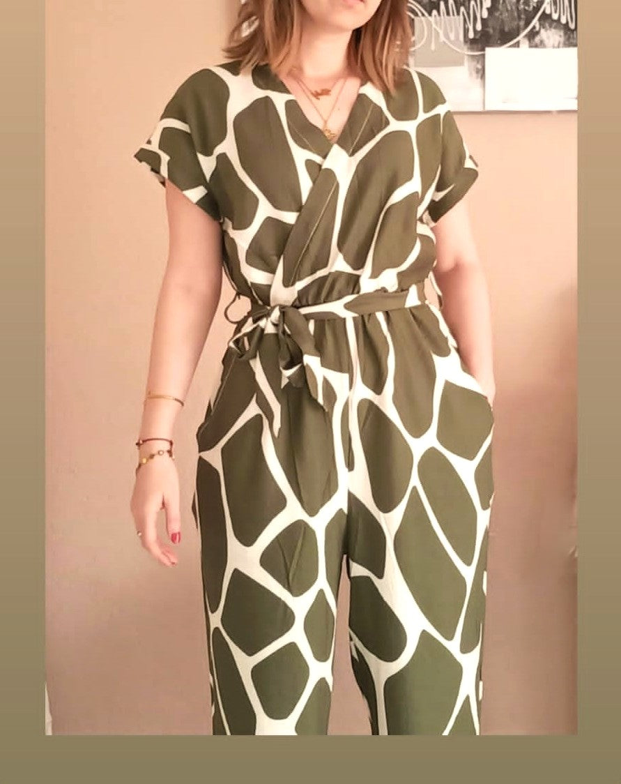 Mono largo estampado