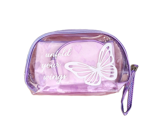Neceser 3 en 1 Mariposa