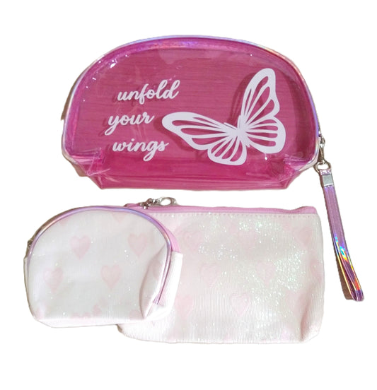 Neceser 3 en 1 Mariposa