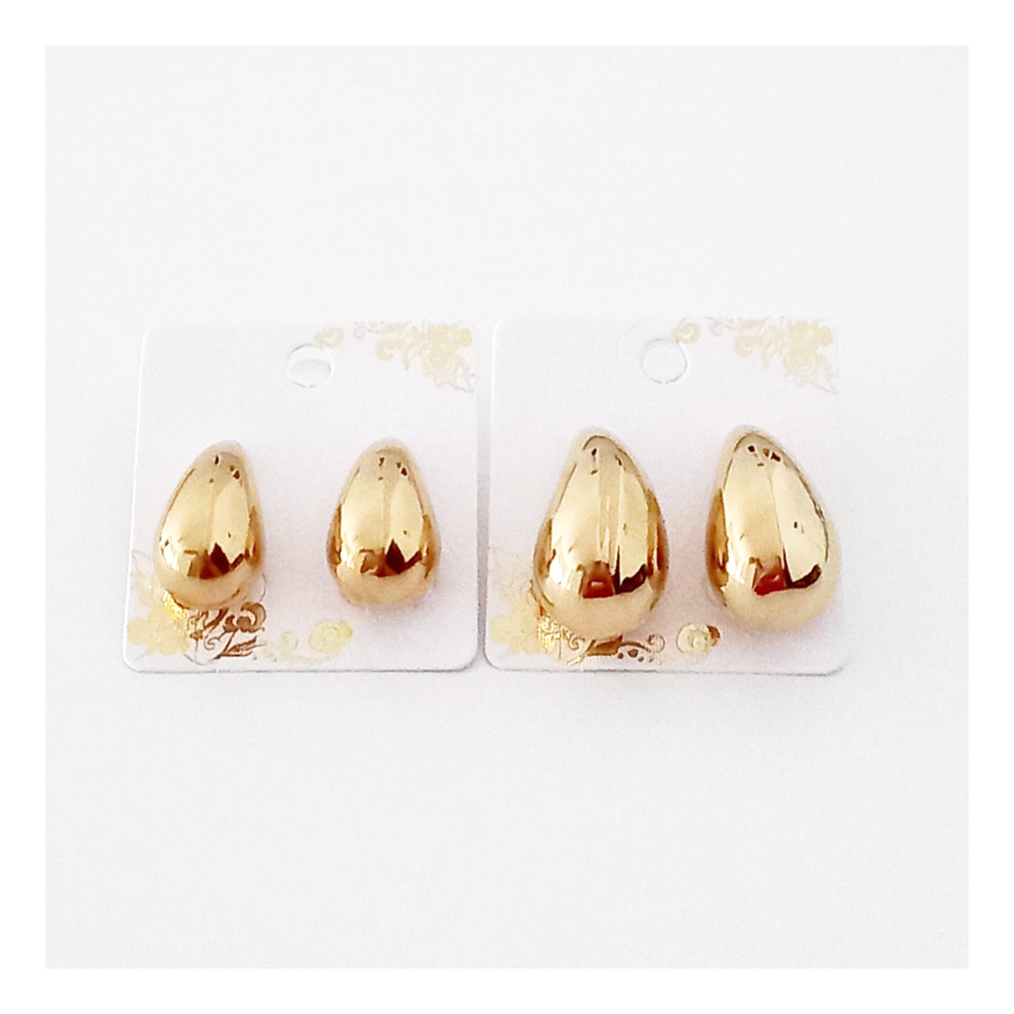 Pendientes Gota acero