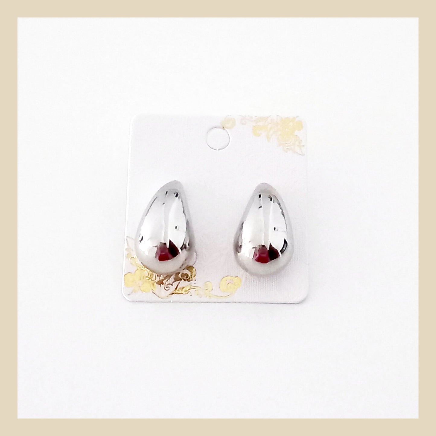 Pendientes Gota acero