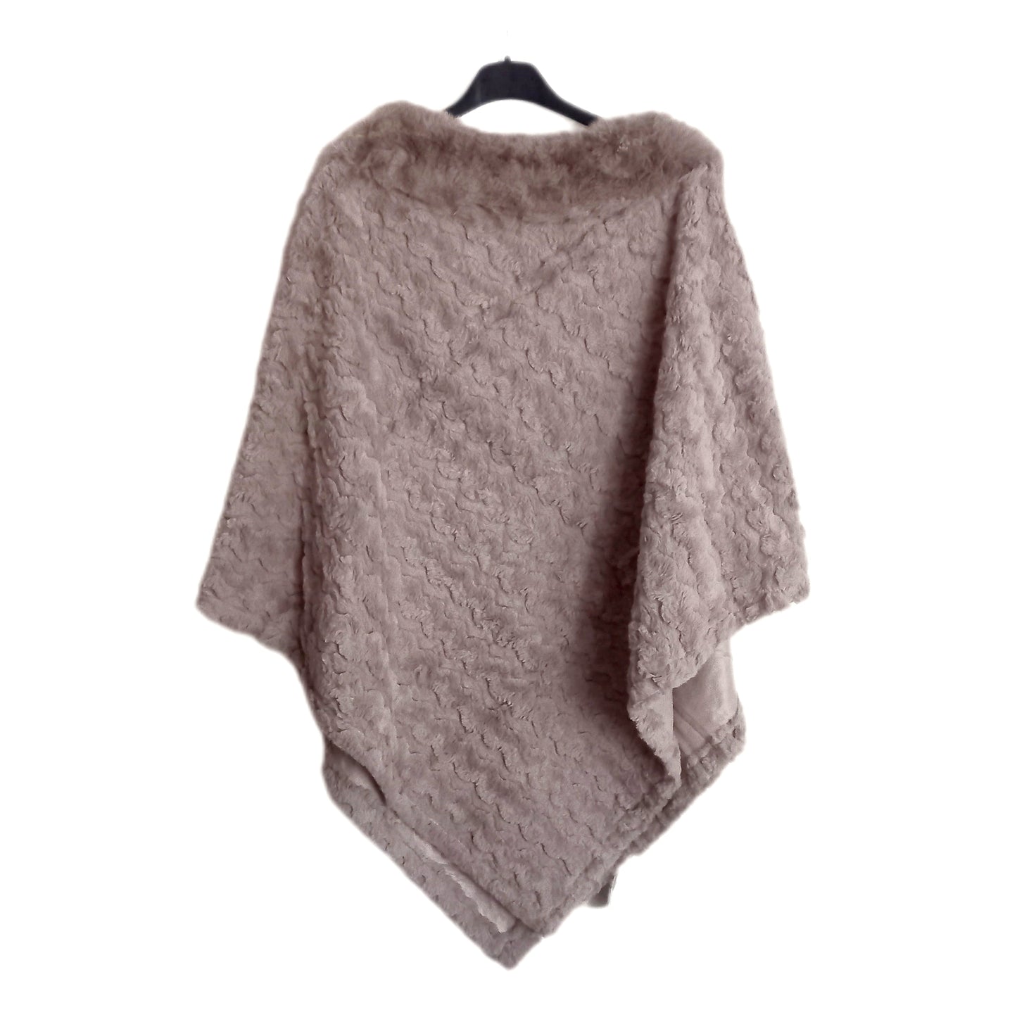 Poncho suave mujer