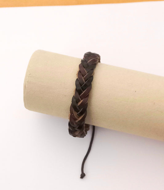 Pulsera Cuero Hombre ajustable