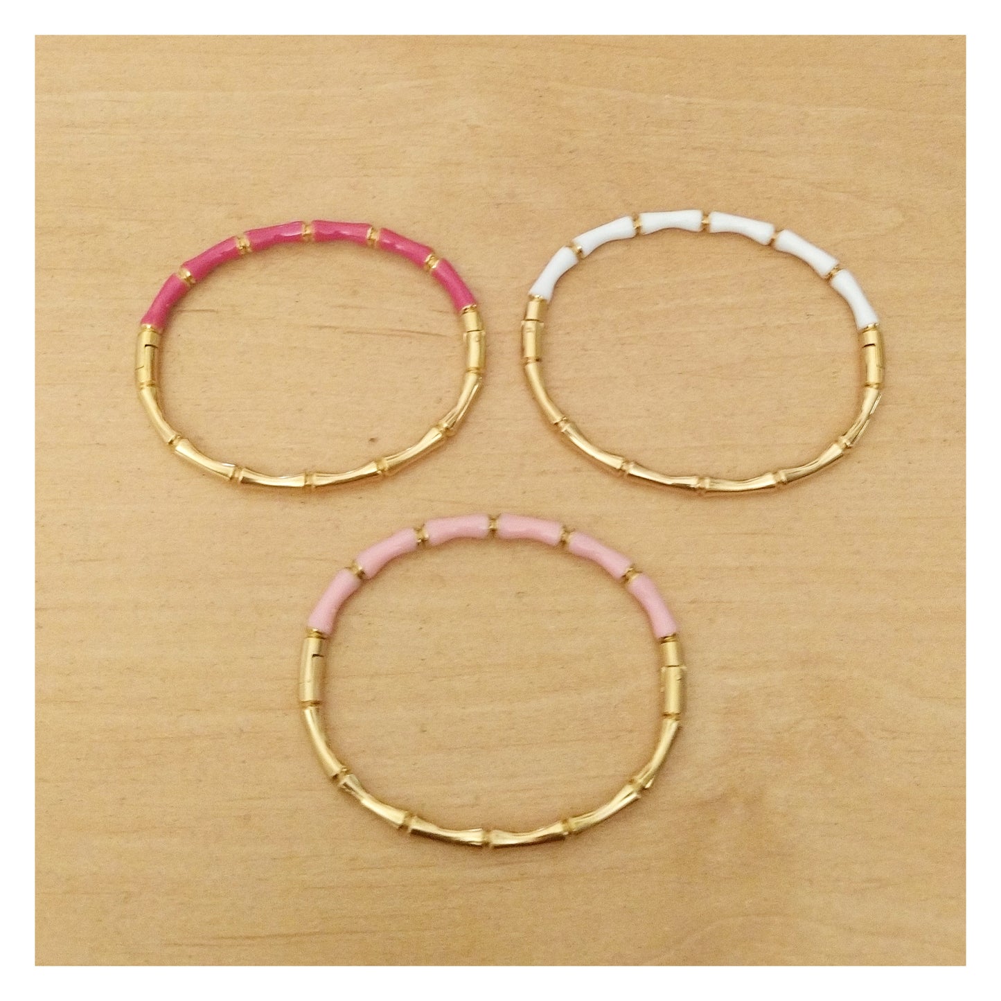 Pulsera Bambú Bicolor