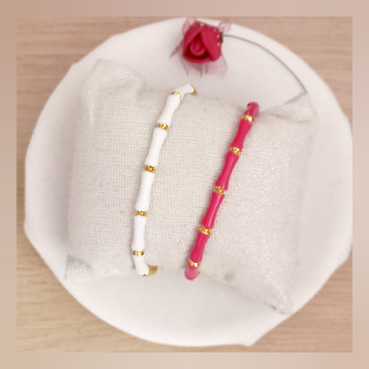 Pulsera Bambú Bicolor