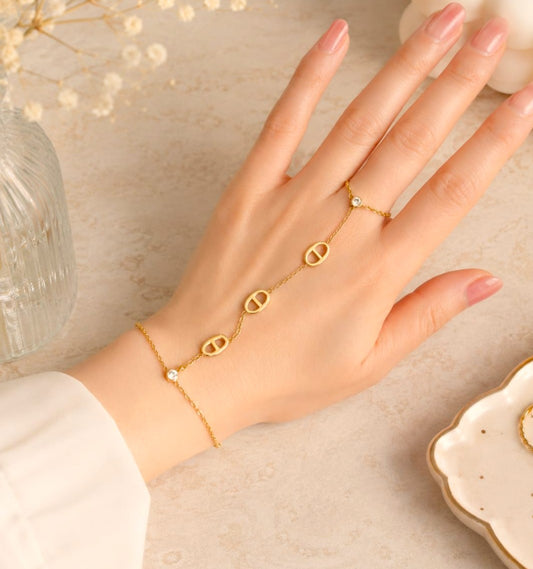 Pulsera dedo acero
