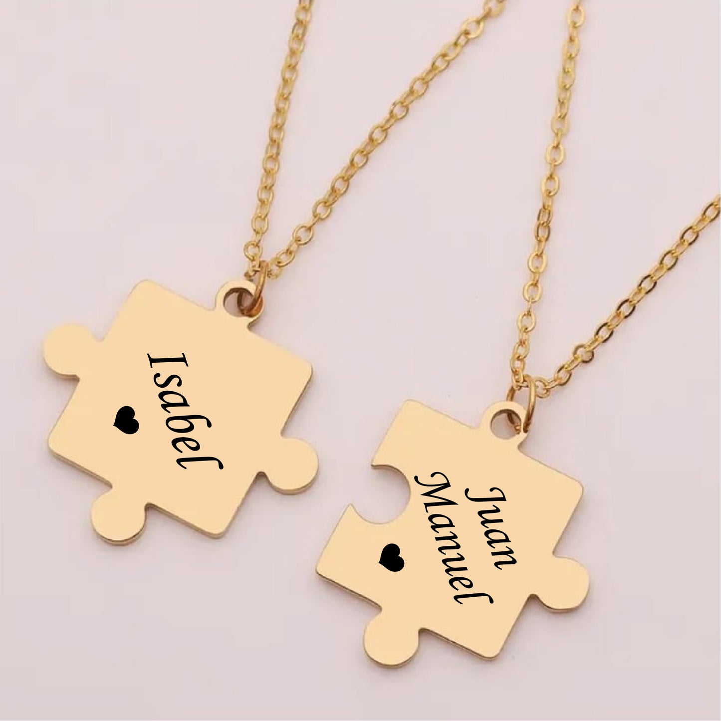Collares puzzle parejas