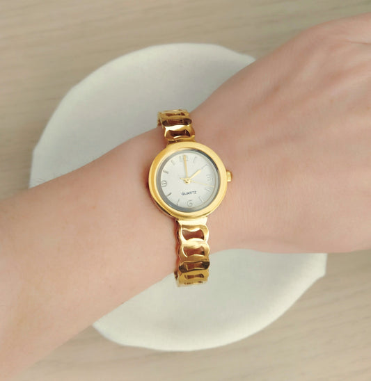 Reloj pulsera rigida acero