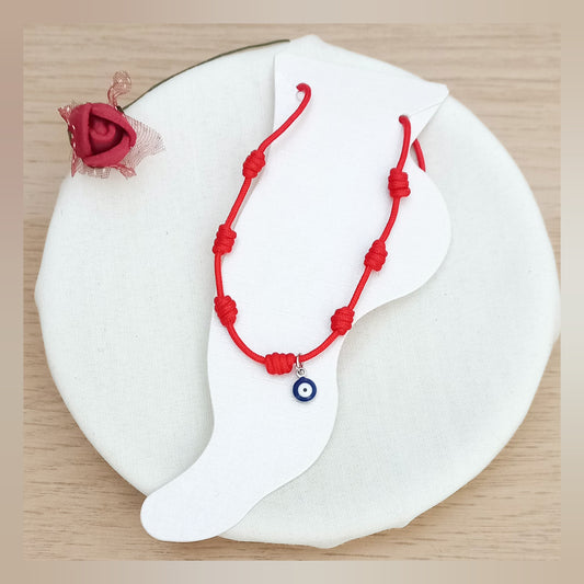 Tobillera 7nudos y ojo turco- puño