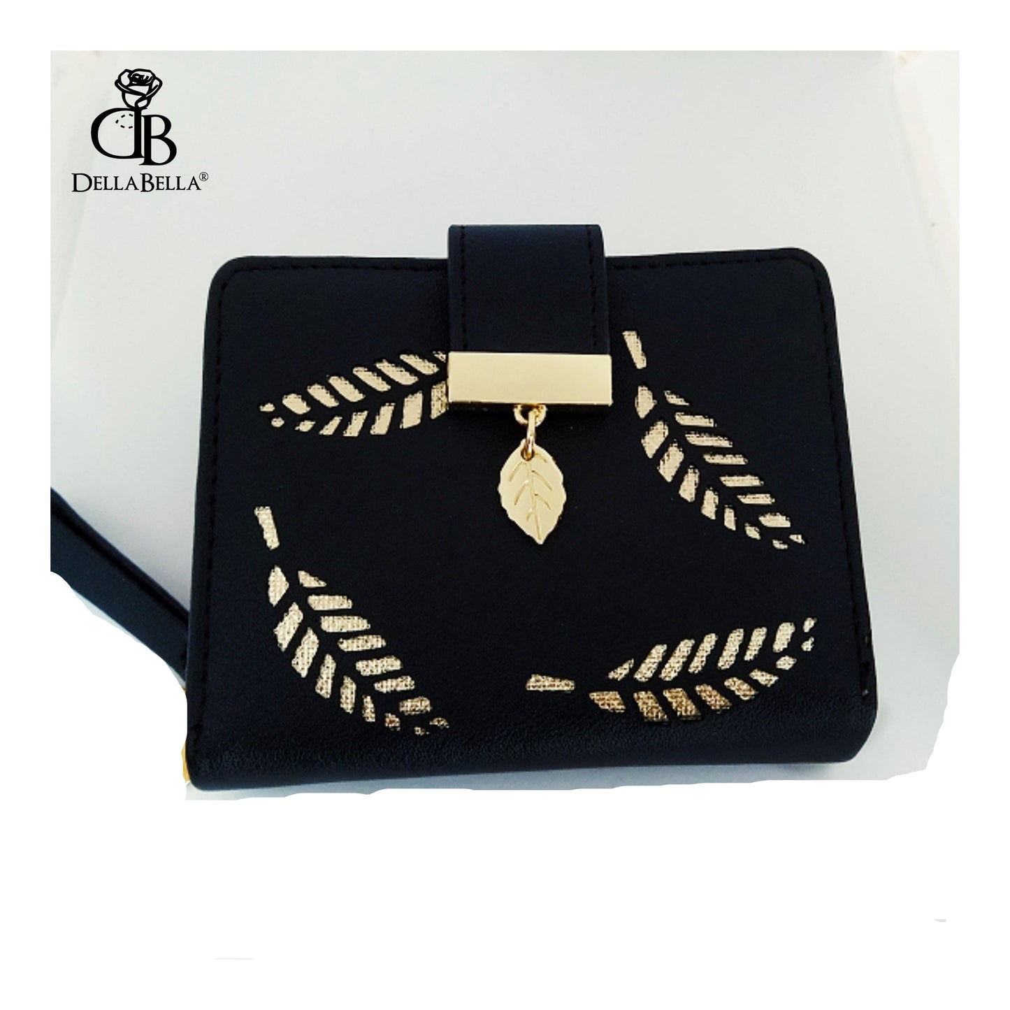 Cartera Hojas doradas