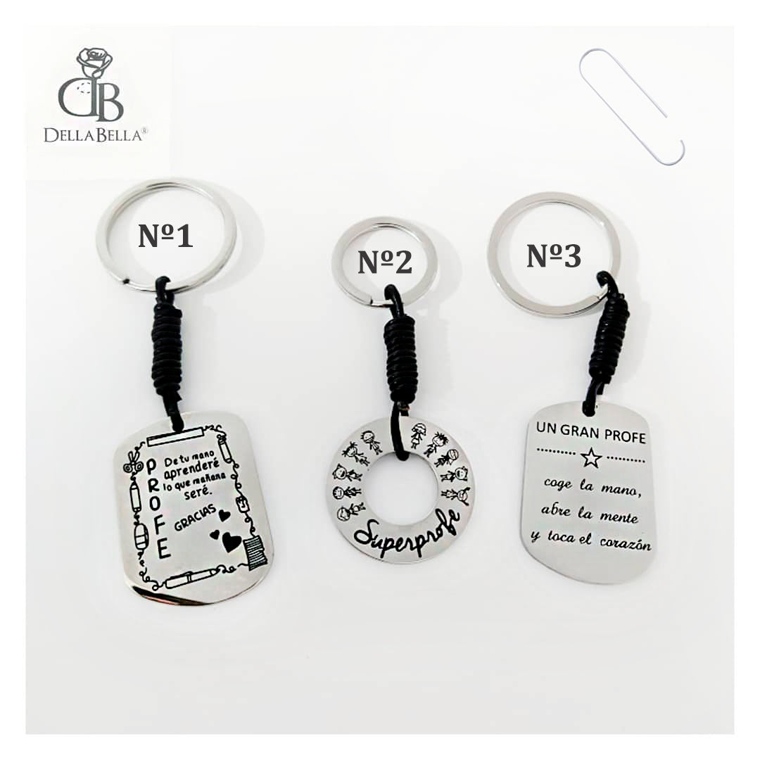 Llavero personalizado Profes