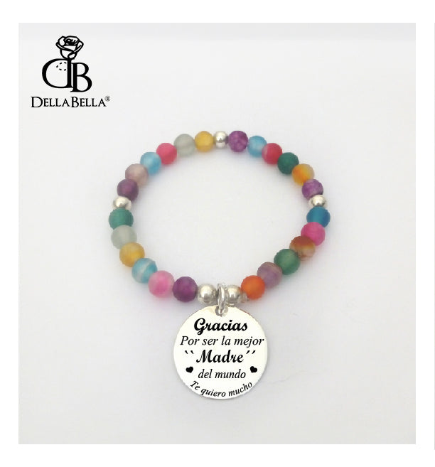 Pulsera Multicolor Plata