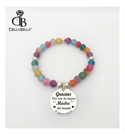 Pulsera Multicolor Plata
