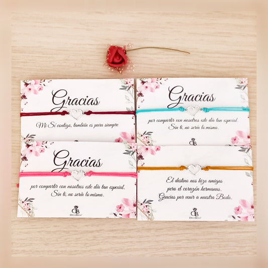 Pulsera Corazón bodas