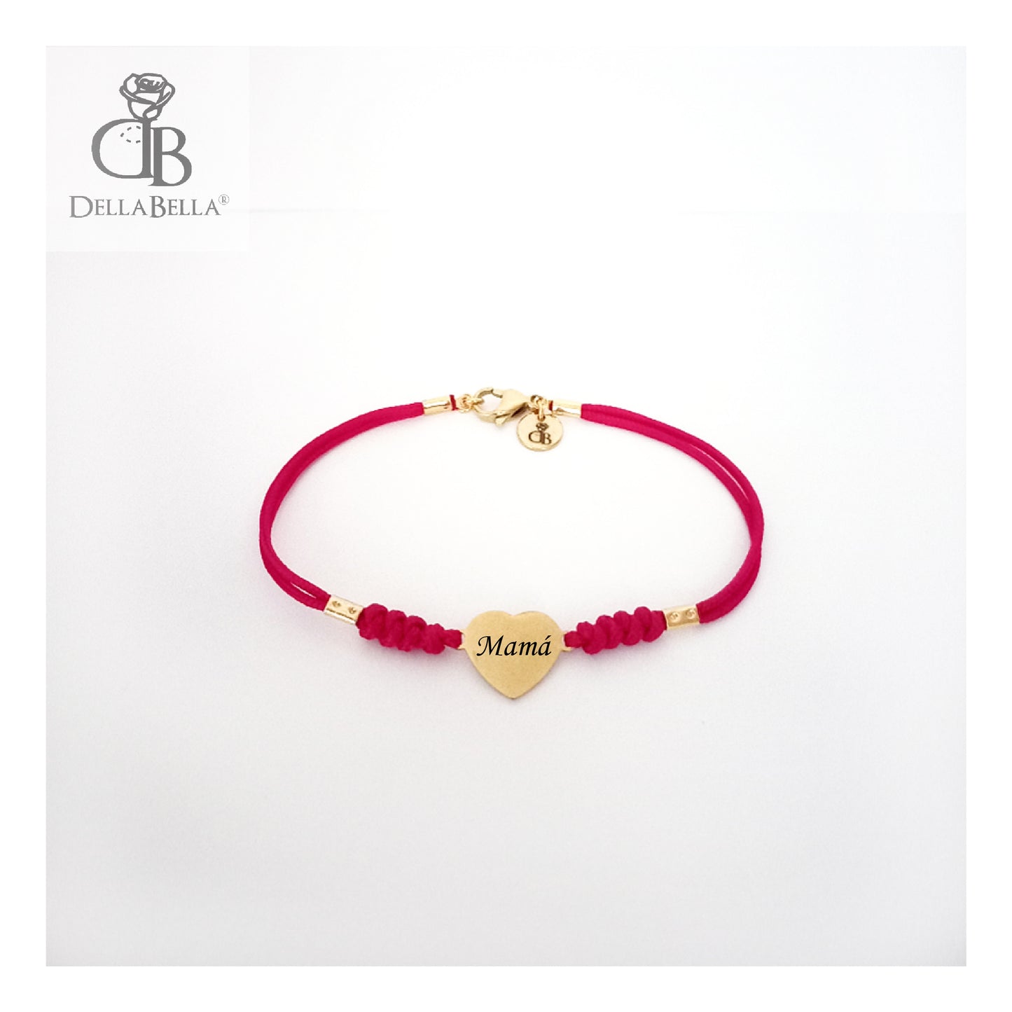 Pulsera personalizada corazón acero