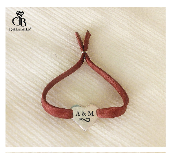 Pulsera Seda Corazón