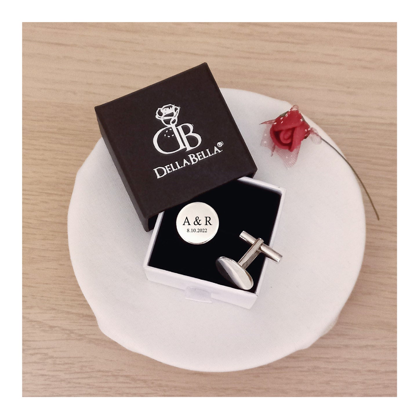 Gemelos personalizados acero