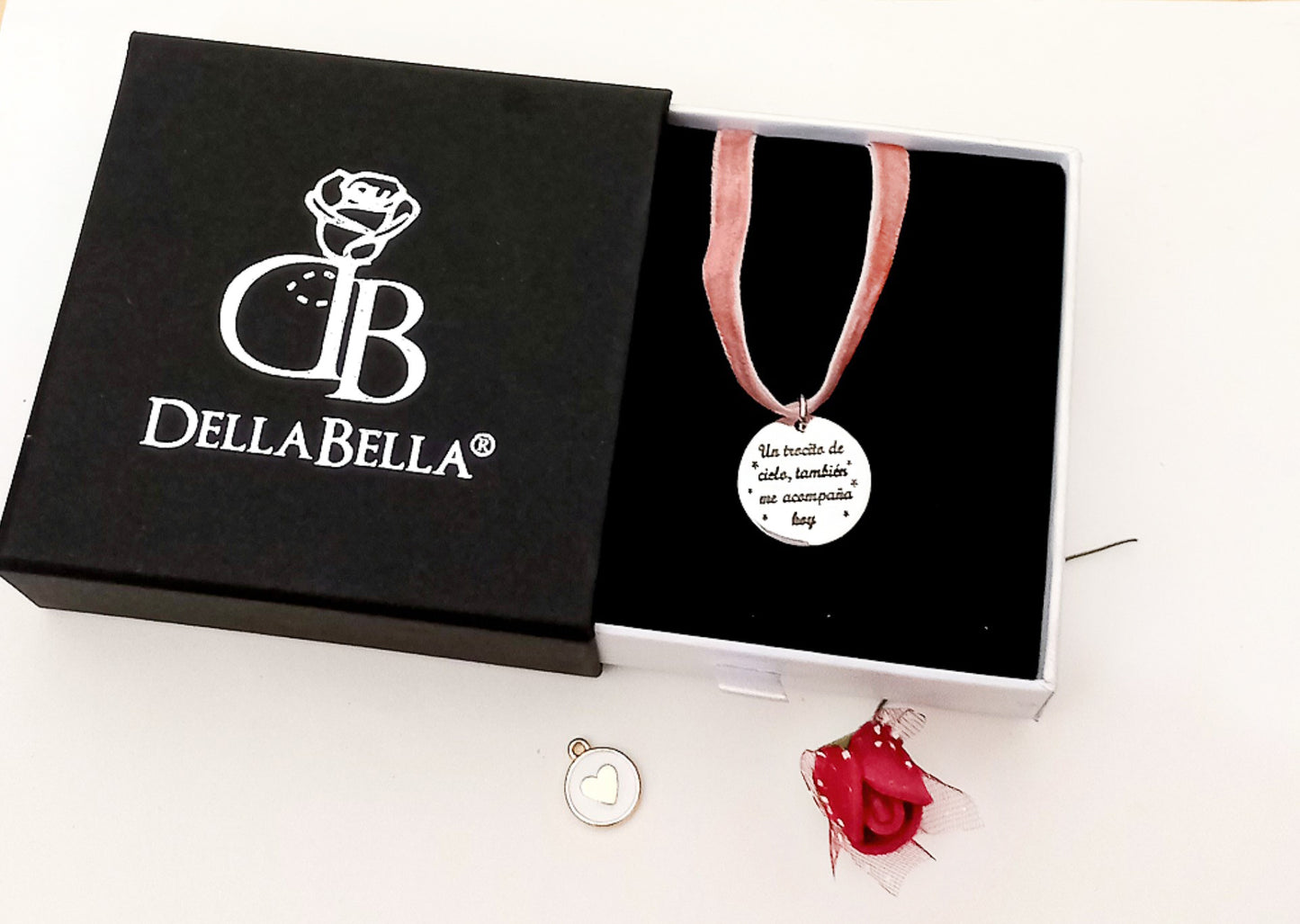 Lazo ramo terciopelo de novia personalizado plata