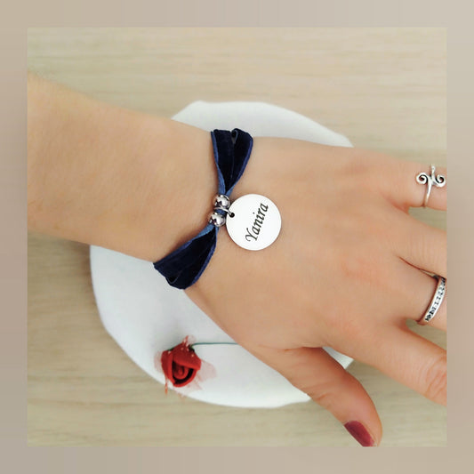Pulsera Lazo Terciopelo