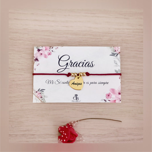 Pulsera Corazón personalizado acero
