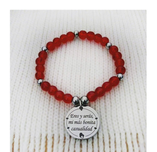 Pulsera personalizada bolas LOVE