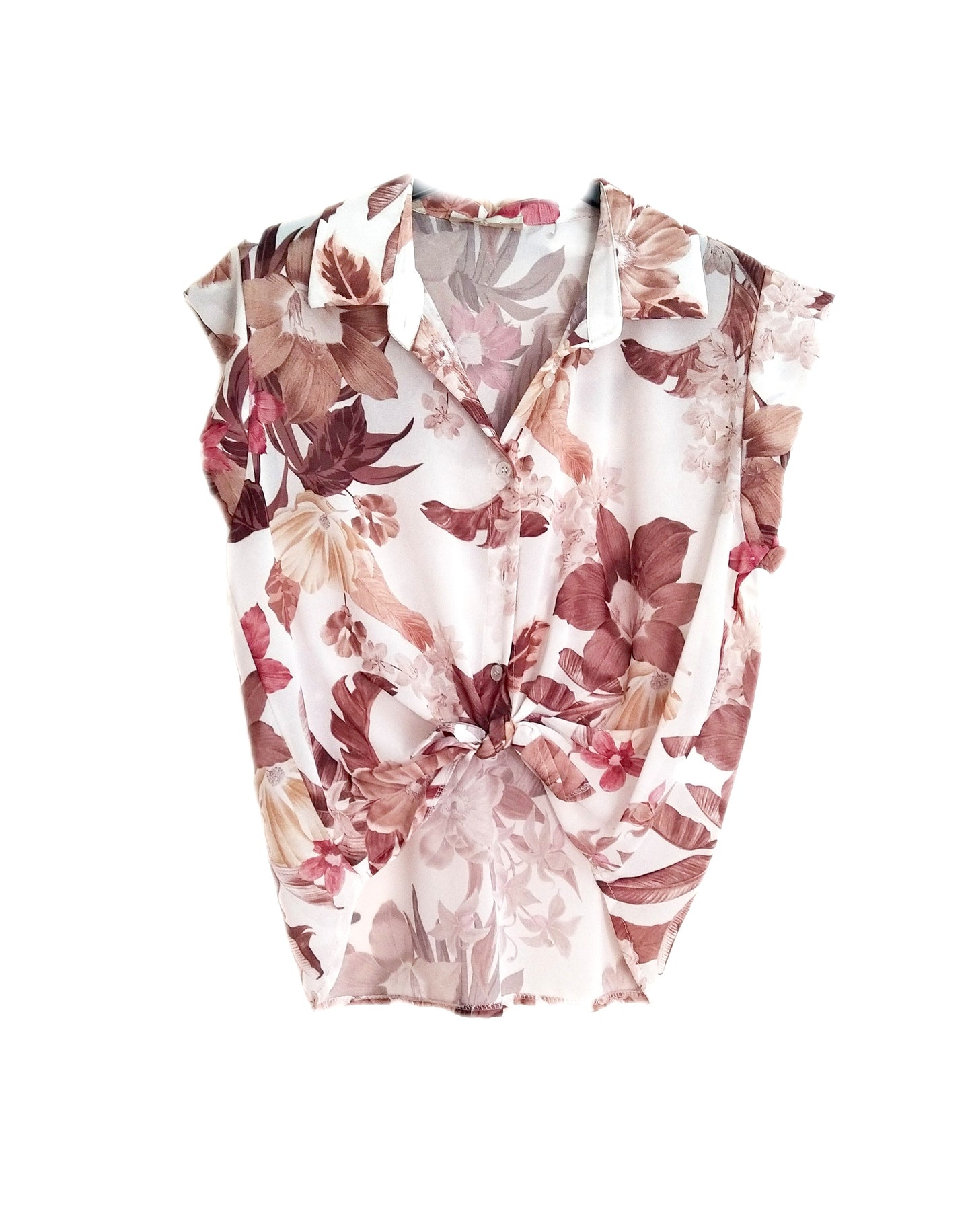 Camisa Blanca Flores
