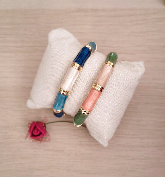 Brazalete Bambú dorado