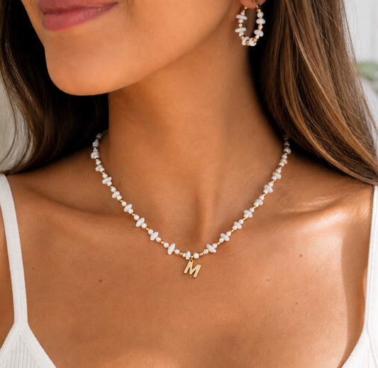 Collar Piedras Charm acero